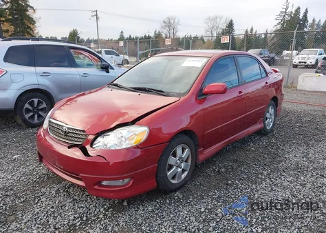 2005 Toyota Corolla S from USA, damaged, VIN 1NXBR32E65Z487144